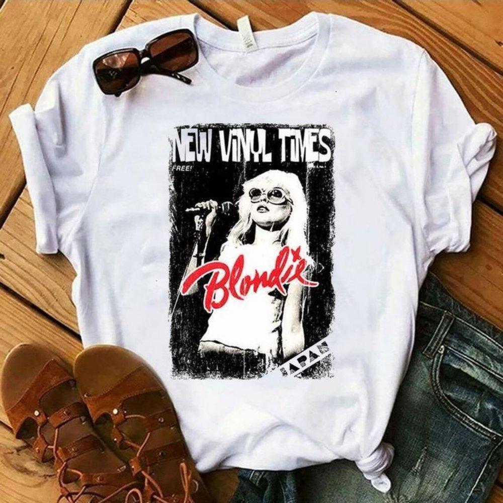 Blondie New Vinyl Times Graphic Music Band T Shirt Gift For Fan Unisex 05